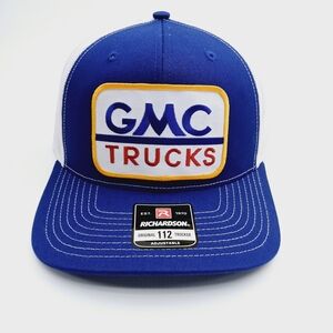 GMC Trucks Blue and White Ricardson 112 Cap